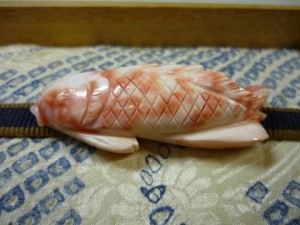 出張買取　珊瑚　帯留め　東京　世田谷