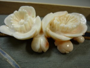 出張買取　珊瑚　帯留め　東京　世田谷