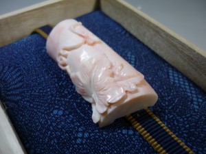 出張買取　珊瑚　帯留め　東京　世田谷