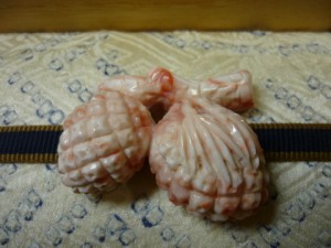 出張買取　珊瑚　帯留め　東京　世田谷