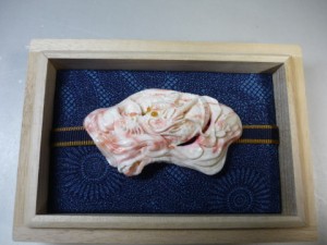 出張買取　珊瑚　帯留め　東京　世田谷