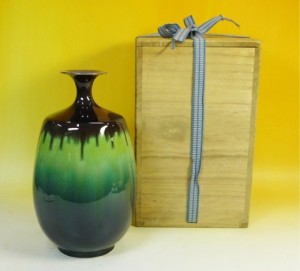 人間国宝 三代徳田八十吉 正彦 壷