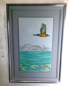 南 繁正 オリジナル 季のうつろい カワセミ