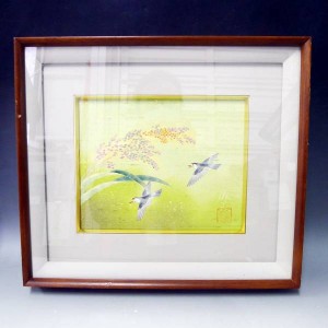 着物 友禅の作家の額