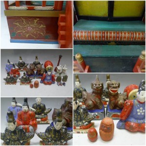 時代物 宮付き 土人形まとめ 古い 五月人形