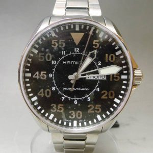 ハミルトン カーキパイロット 裏スケ H647150の写真です