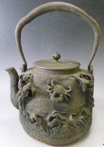 金龍堂　茶道具　鉄瓶の写真
