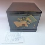 会津塗　新秋　引出　二段　小箪笥　