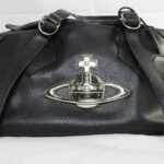 Vivienne Westwood ヴィヴィアン・ウエストウッド レザーハンドバッグ オーブ ブラック_1