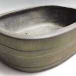 鴻陽　陶製　陶器　和鉢　植木鉢　盆栽　楕円鉢