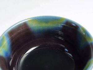 x822人間国宝　徳田八十吉　九谷焼ぐい呑み、盃５