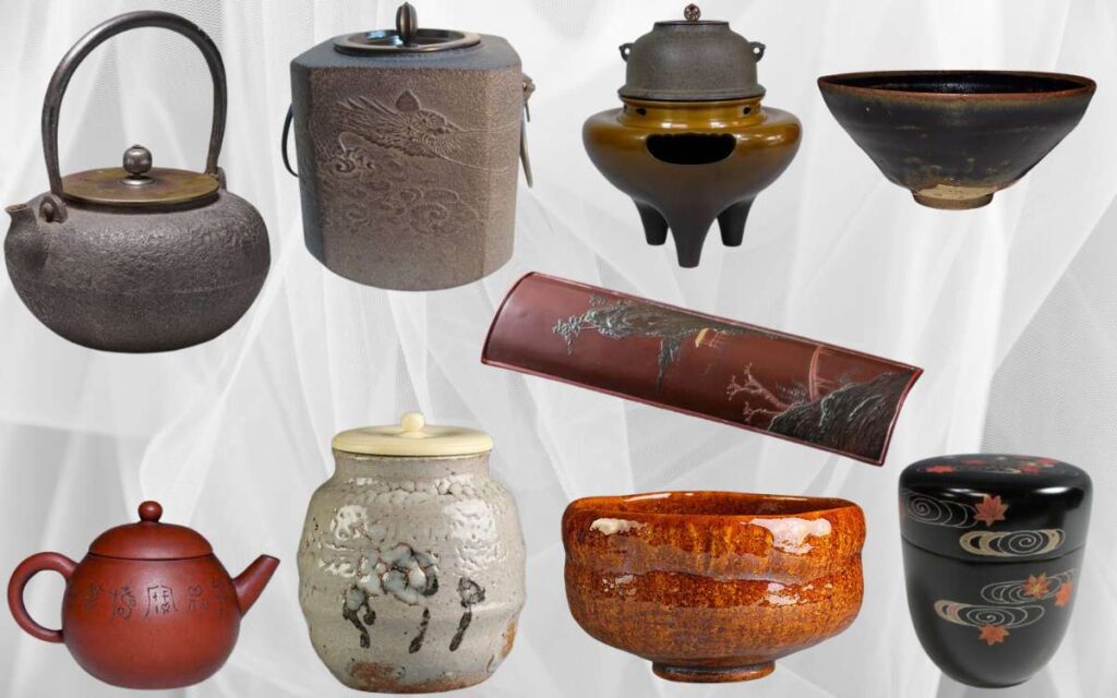 建水□古備前 陶器建水 歪み茶器 古いお茶道具 古美術 時代物