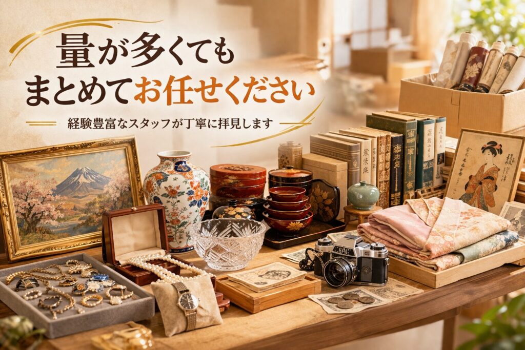 量が多くてもまとめてお任せください