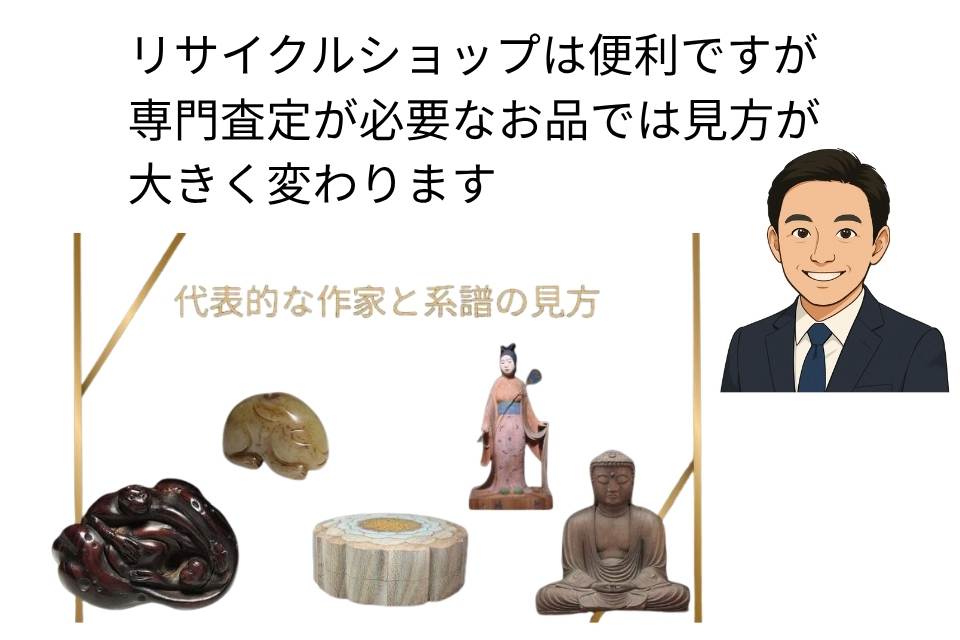 リサイクルショップは便利ですが専門制定が必要な品があります