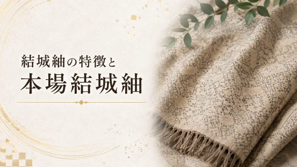 結城紬の特徴と本場結城紬