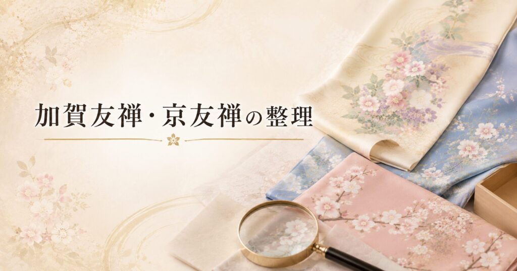 加賀友禅 京友禅の整理