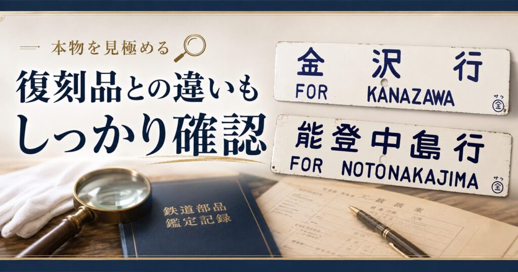 復刻品との違いも確り確認