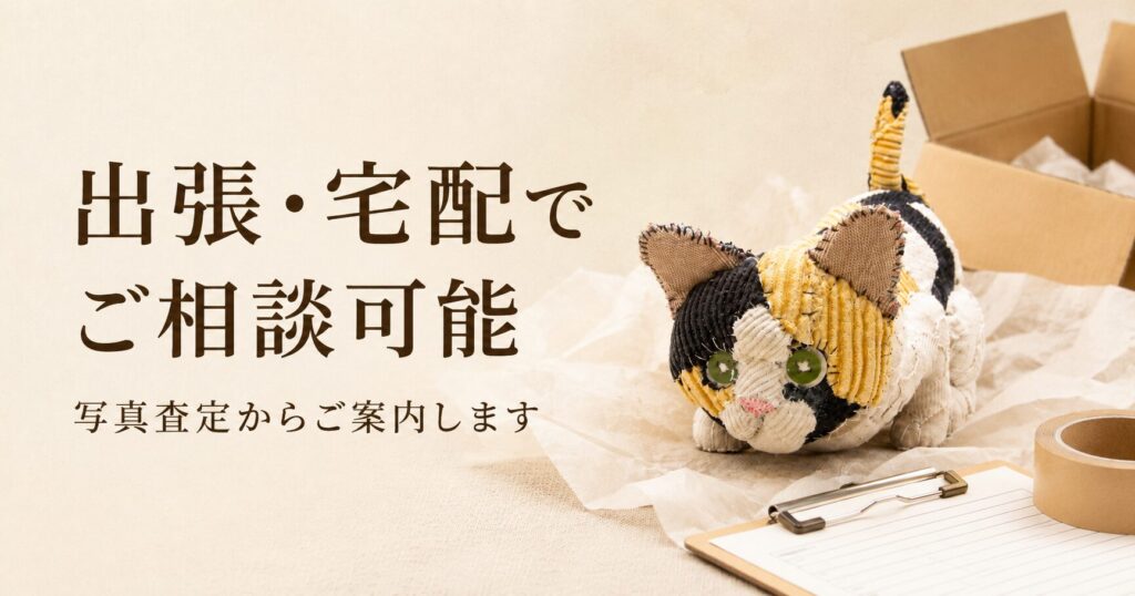 出張 宅配でご相談可能