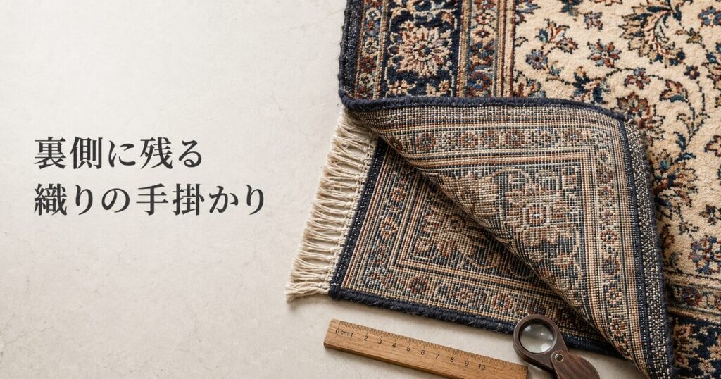 03_ペルシャ絨毯_織り構造