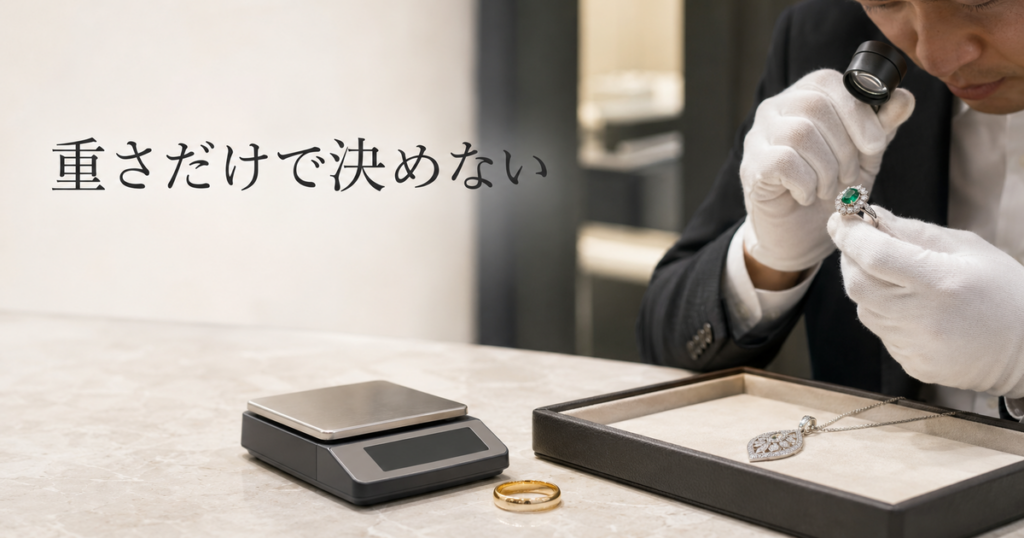 03_金プラチナ査定_重さだけで決めない