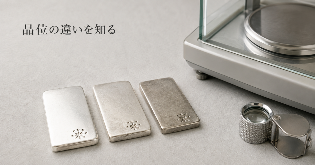 02_純銀シルバー_品位と種類