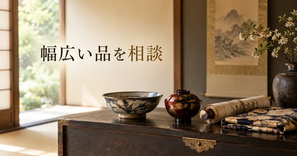 骨董美術品の取扱分野
