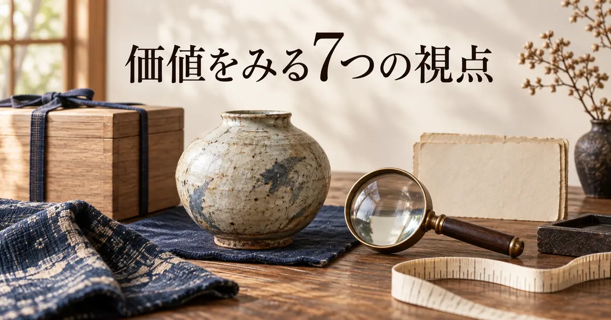 陶磁器・茶道具・漆器・金工・書道具など幅広い骨董品