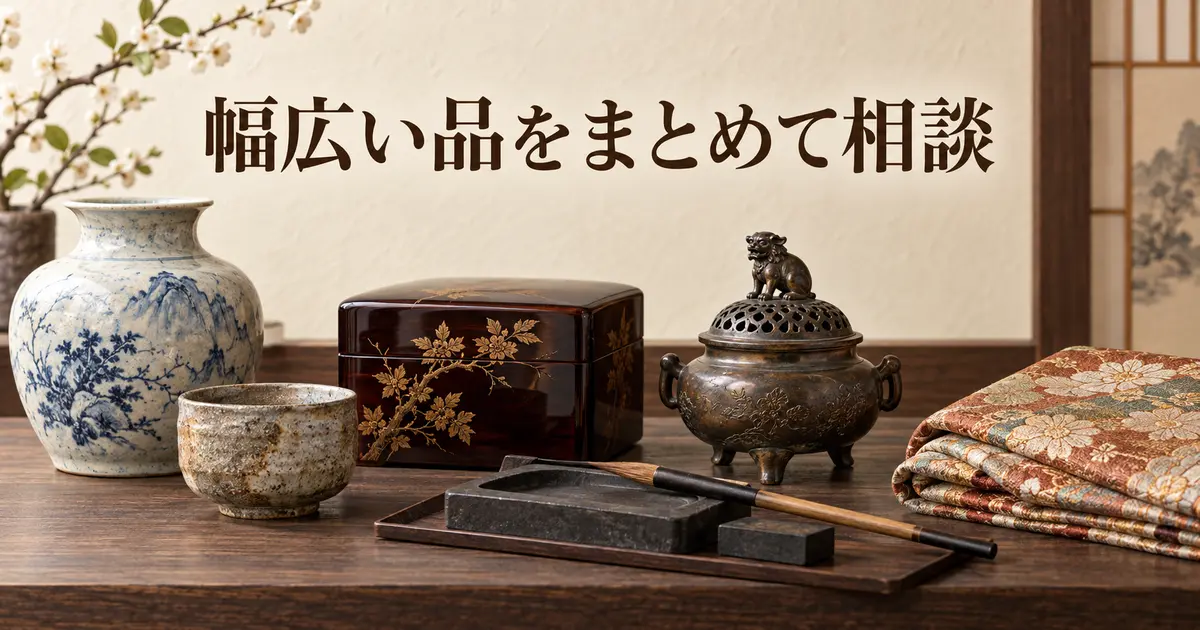 骨董品査定で確認する作者・年代・技法・状態・箱・来歴・需要