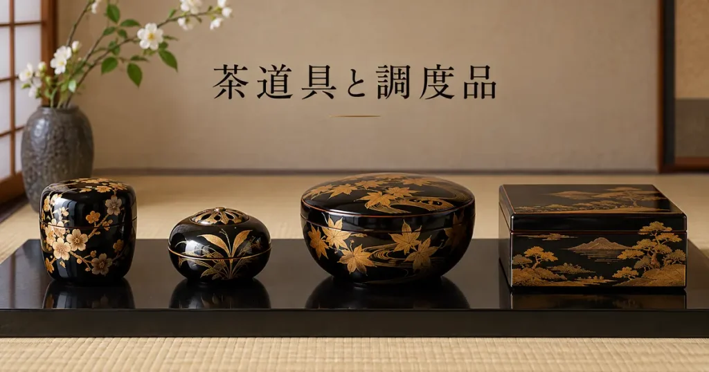 茶道具と調度品