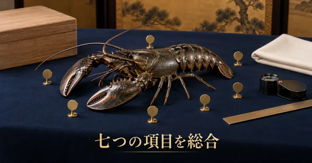 自在置物の査定項目