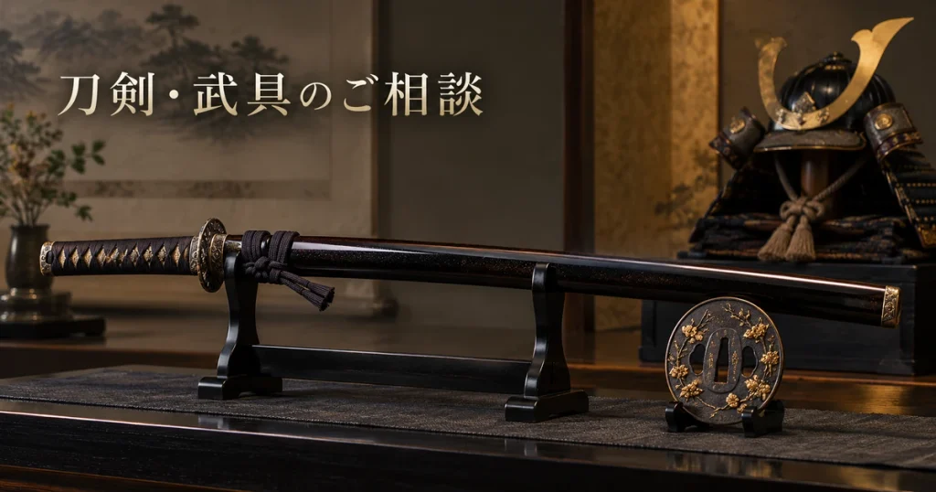 刀剣と鍔鎧の武具買取