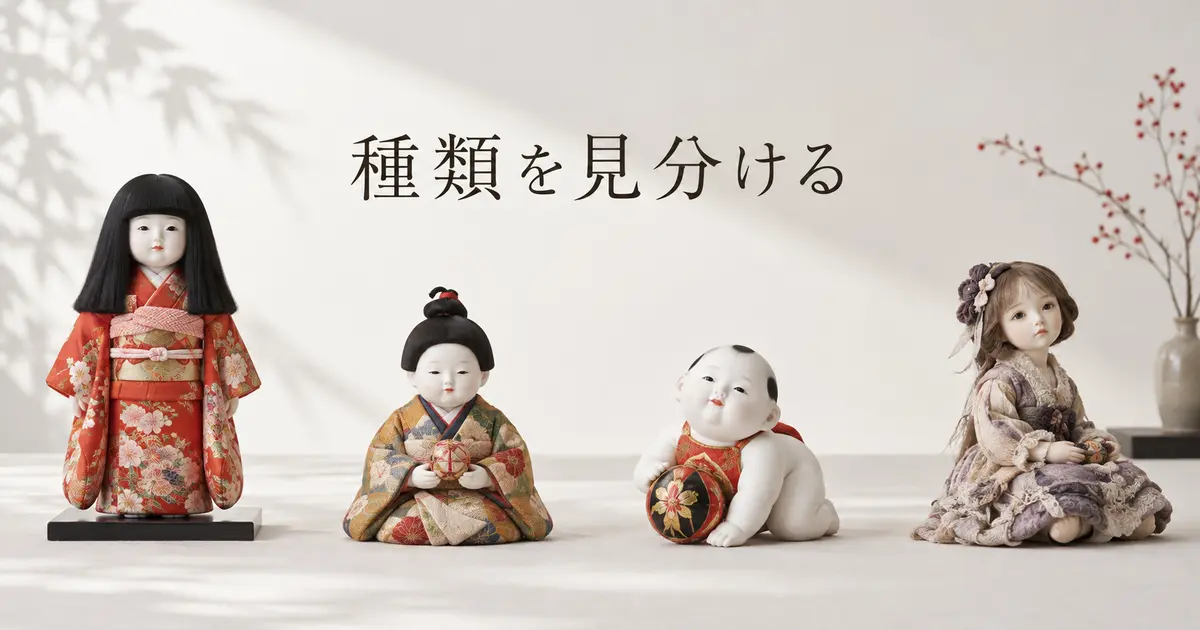 市松人形・木目込人形・創作人形など日本人形の種類と特徴