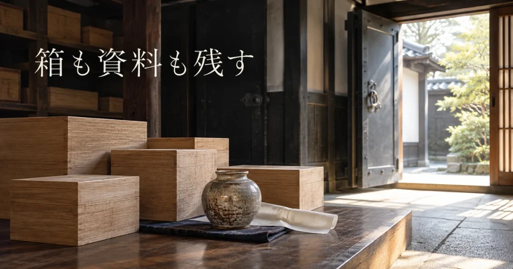 蔵と遺品整理の準備