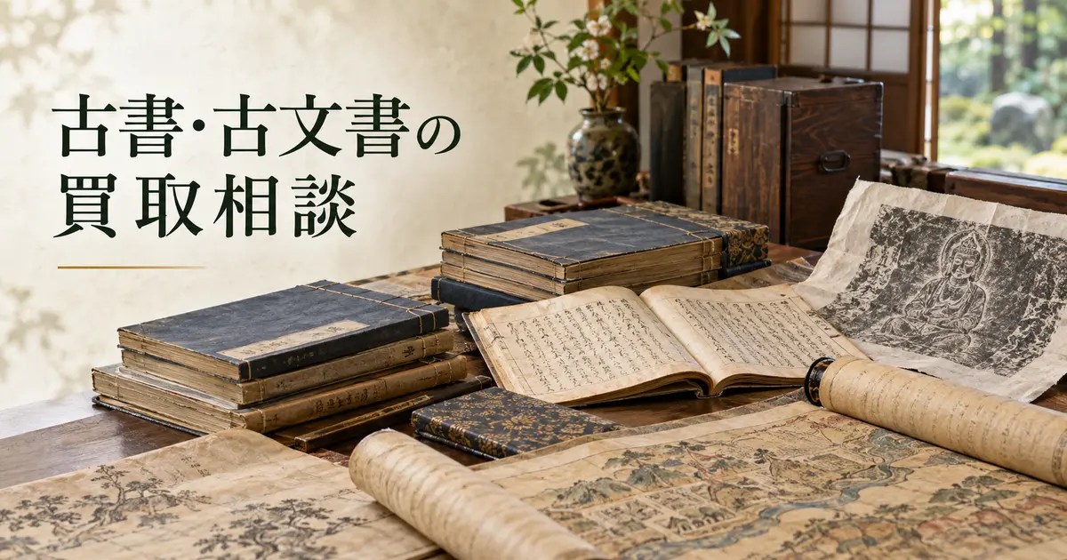 古書・和本・古文書・拓本の買取相談を案内する千代屋のブログバナー