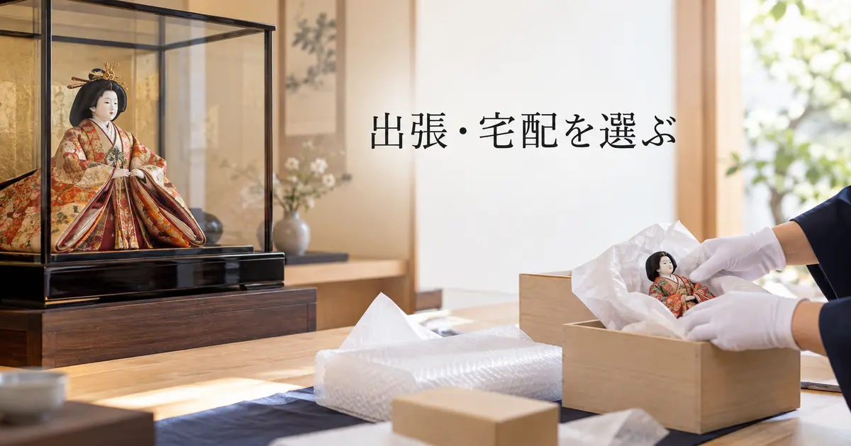 日本人形の出張買取と宅配買取の選び方