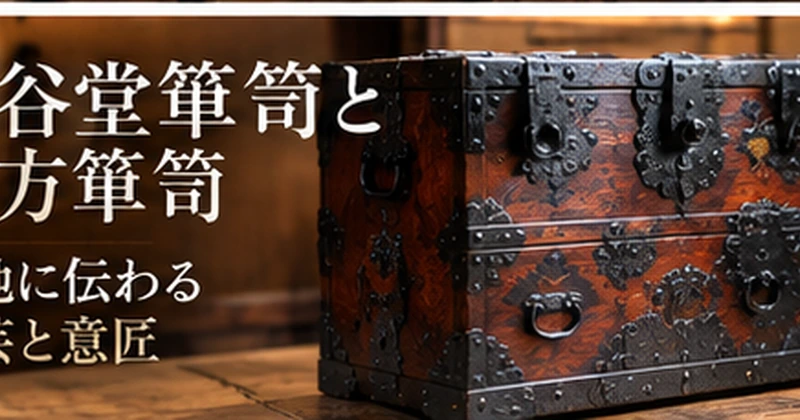 岩谷堂箪笥の豪華な金具と欅・漆を見るポイント