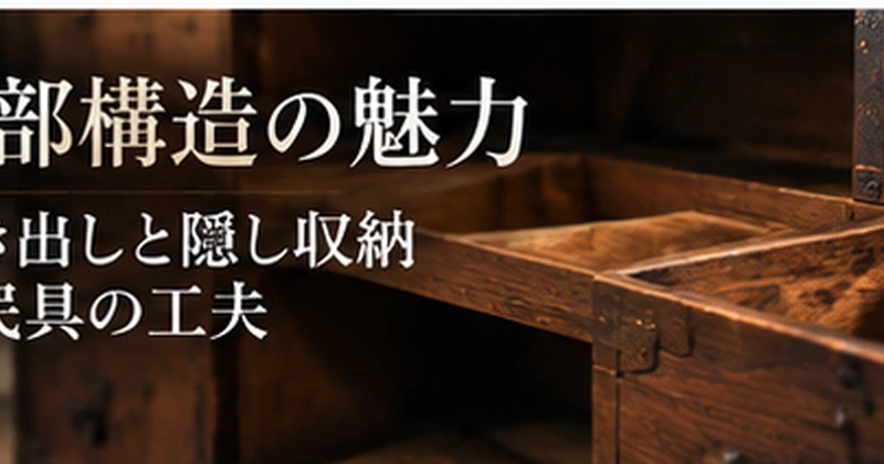 船箪笥・階段箪笥で評価につながるポイント