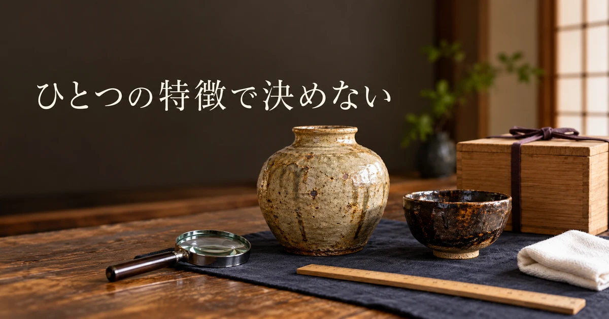 壺と碗、箱、定規、ルーペで査定の観察を表す生成イメージ
